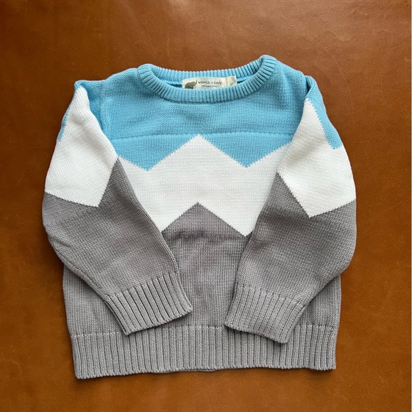 MONICA + ANDY Chevron Sweater, 3T - Picture 5 of 5